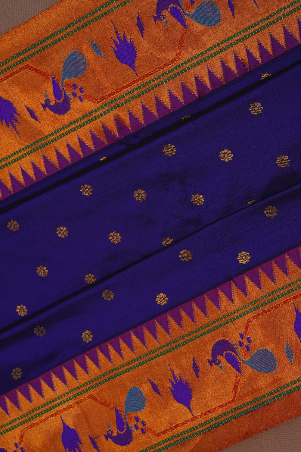 Paithani Purple Saree