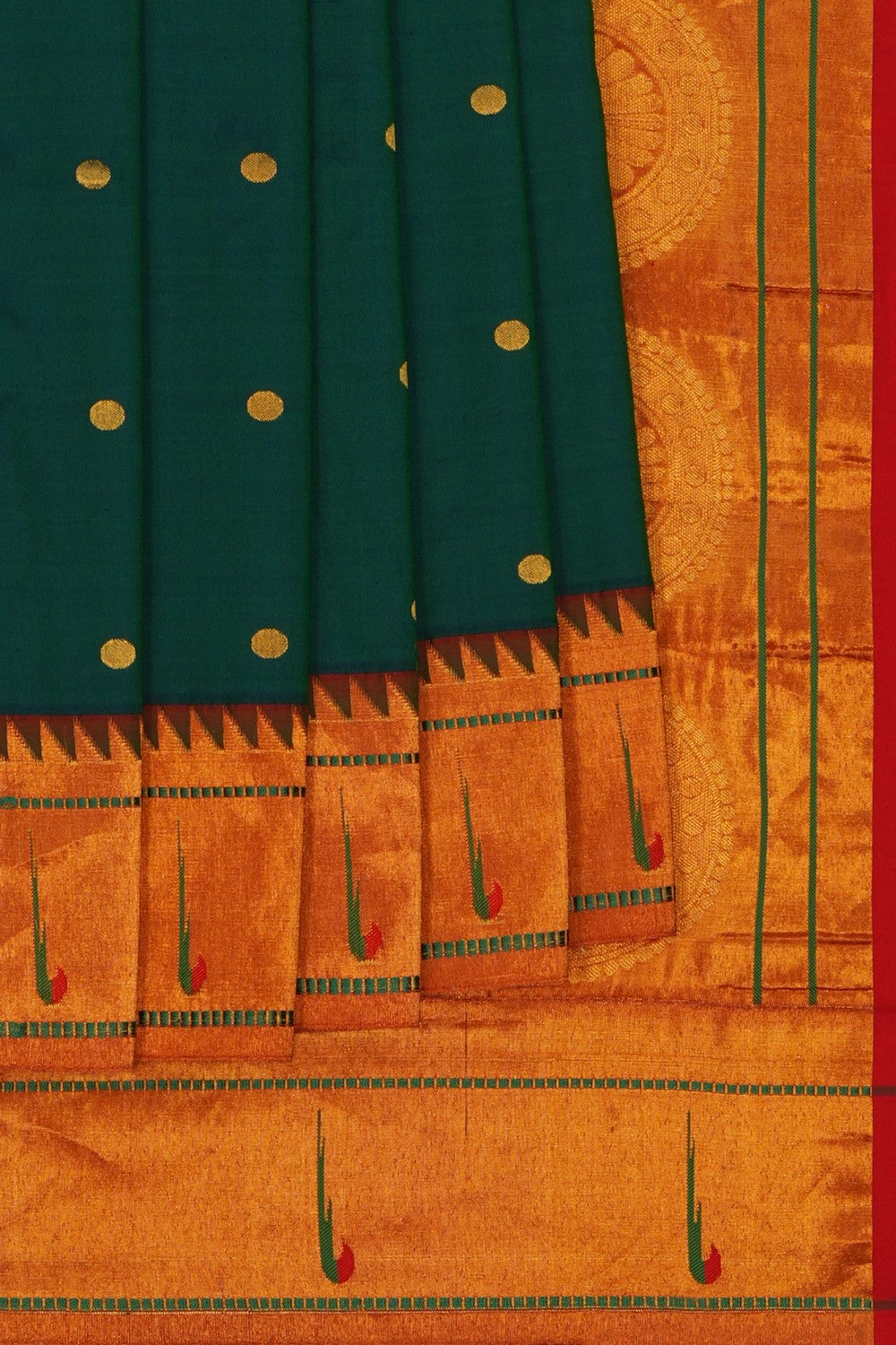 Paithani Peacock-Blue Saree