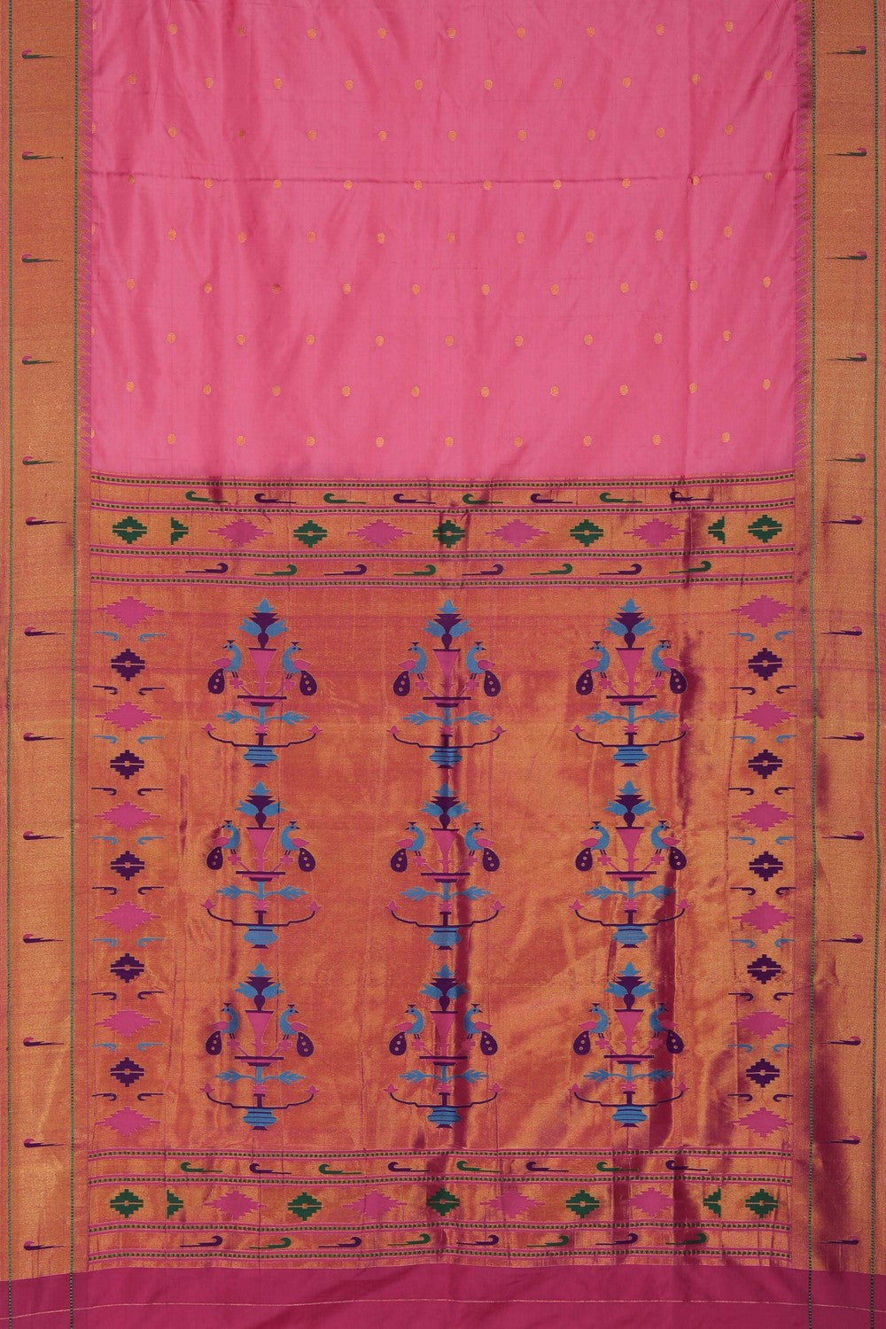 Image of Paithani Pink Saree