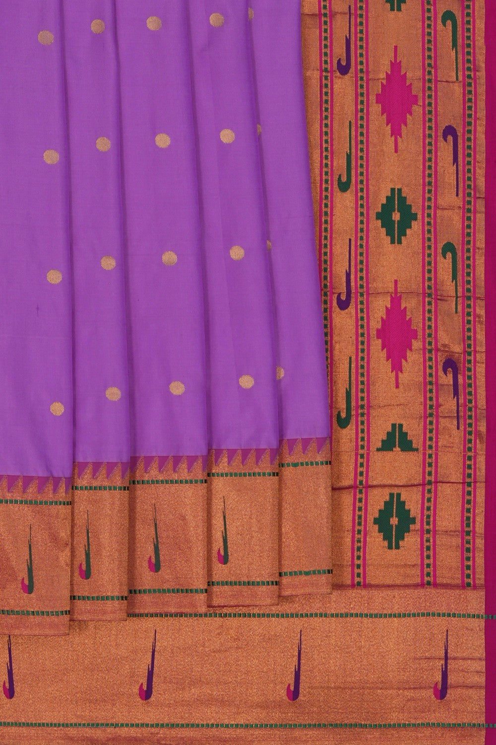 Image of Paithani Purple Saree