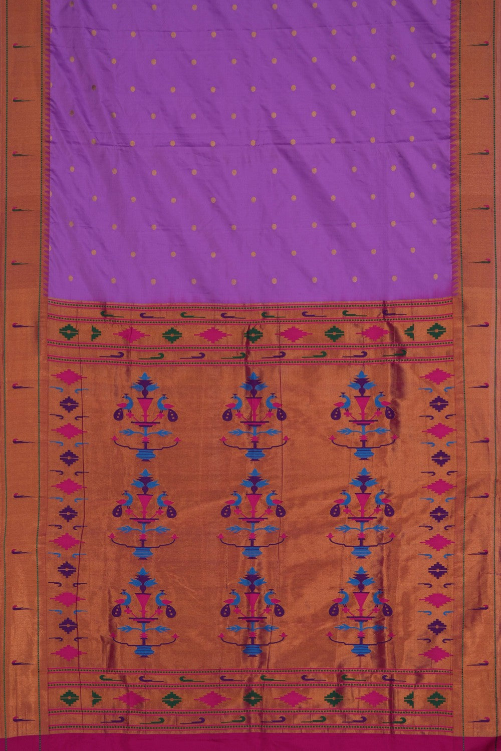 Paithani Purple Saree