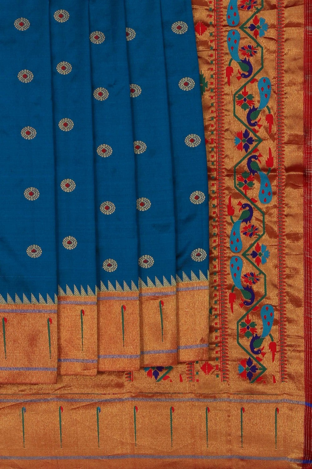 Image of Paithani Blue Saree