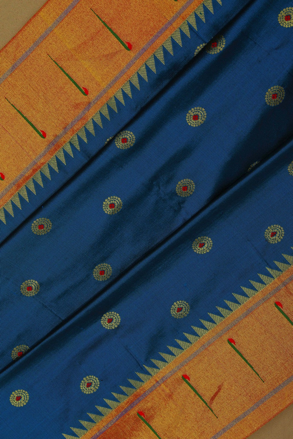 Paithani Blue Saree