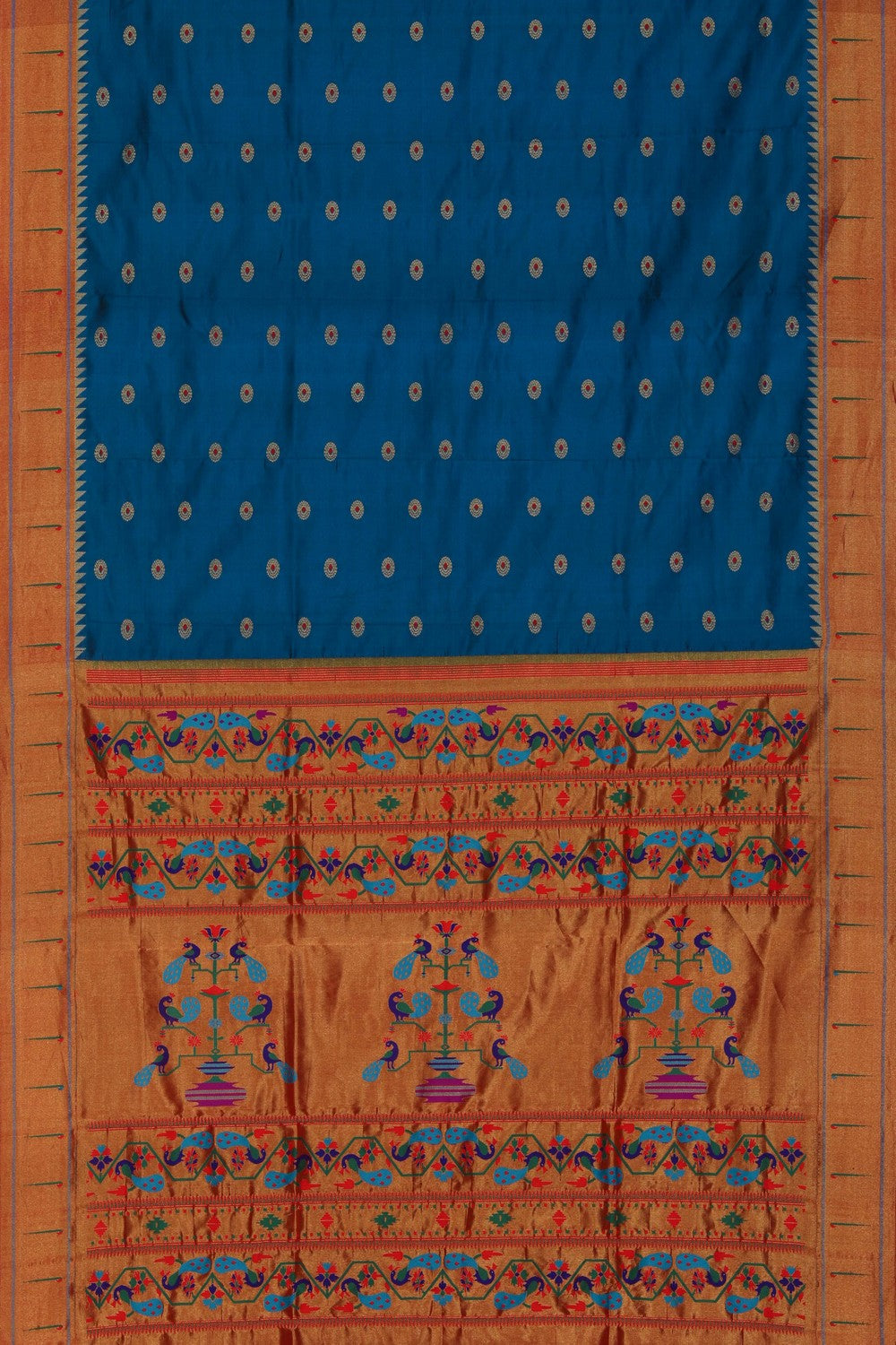 Paithani Blue Saree