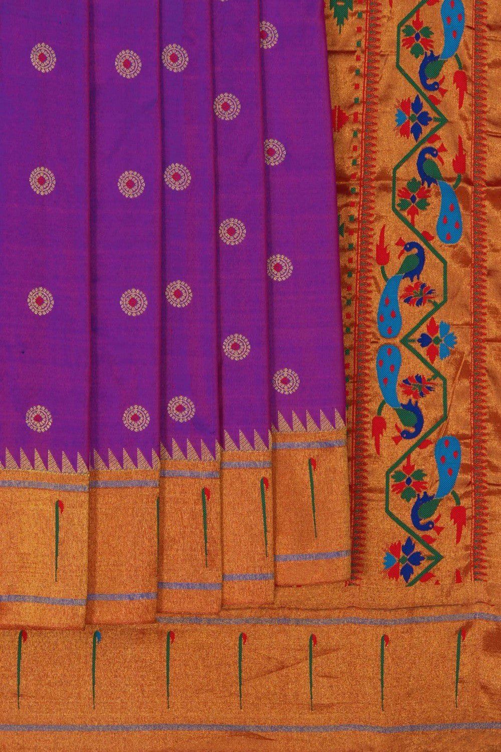 Image of Paithani Purple Saree