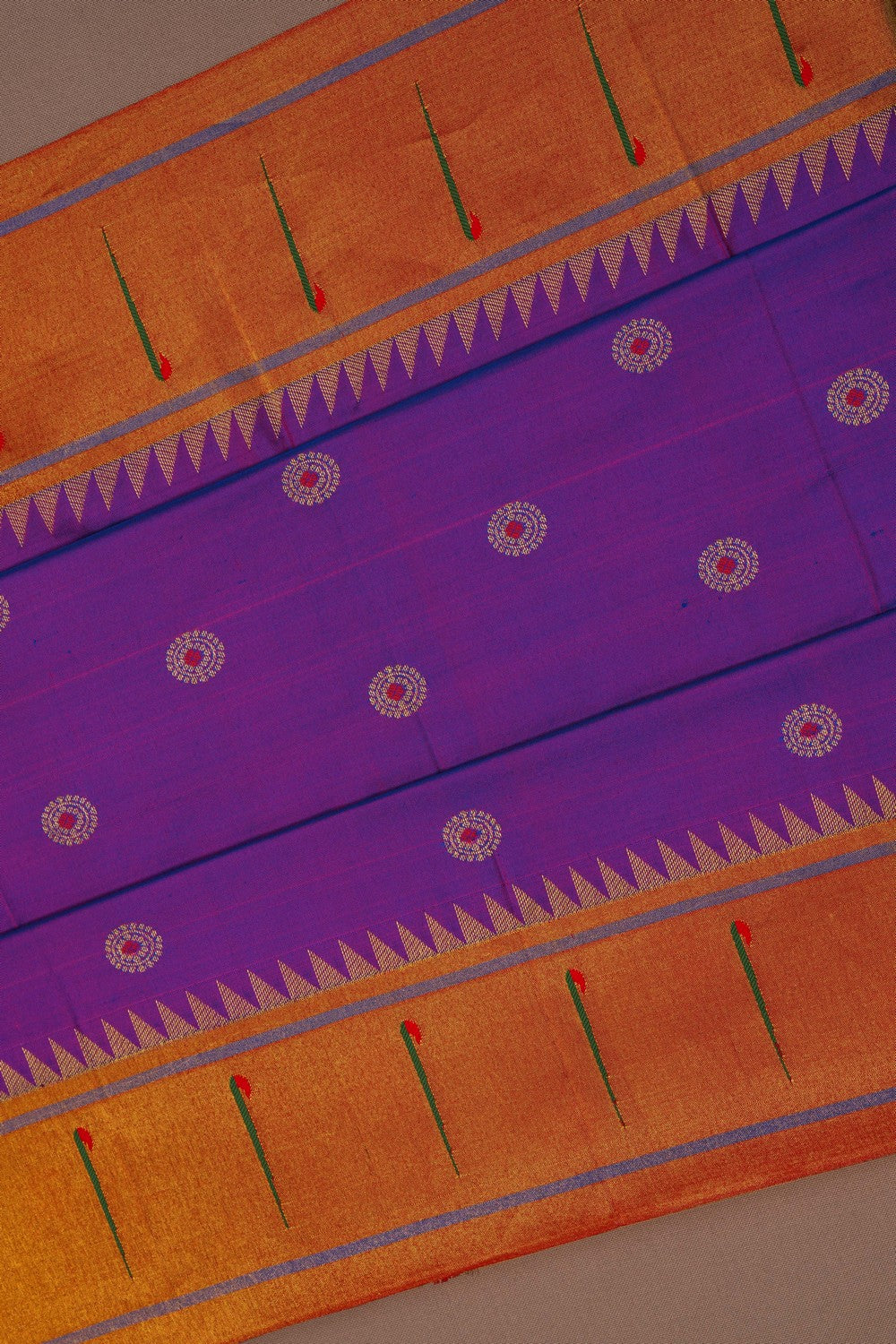 Paithani Purple Saree