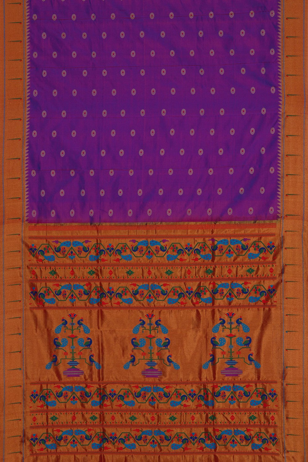 Paithani Purple Saree
