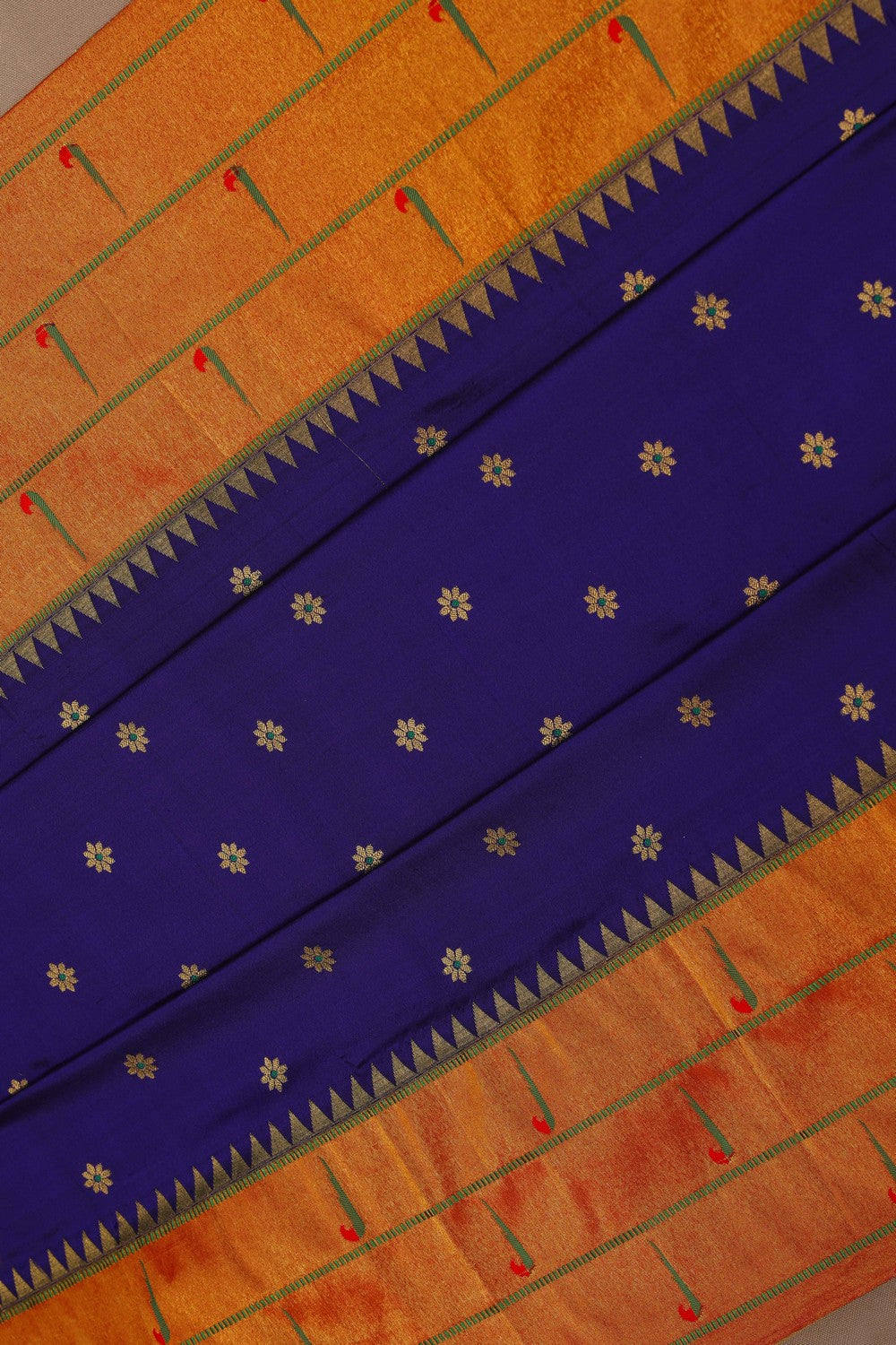 Paithani Purple Saree