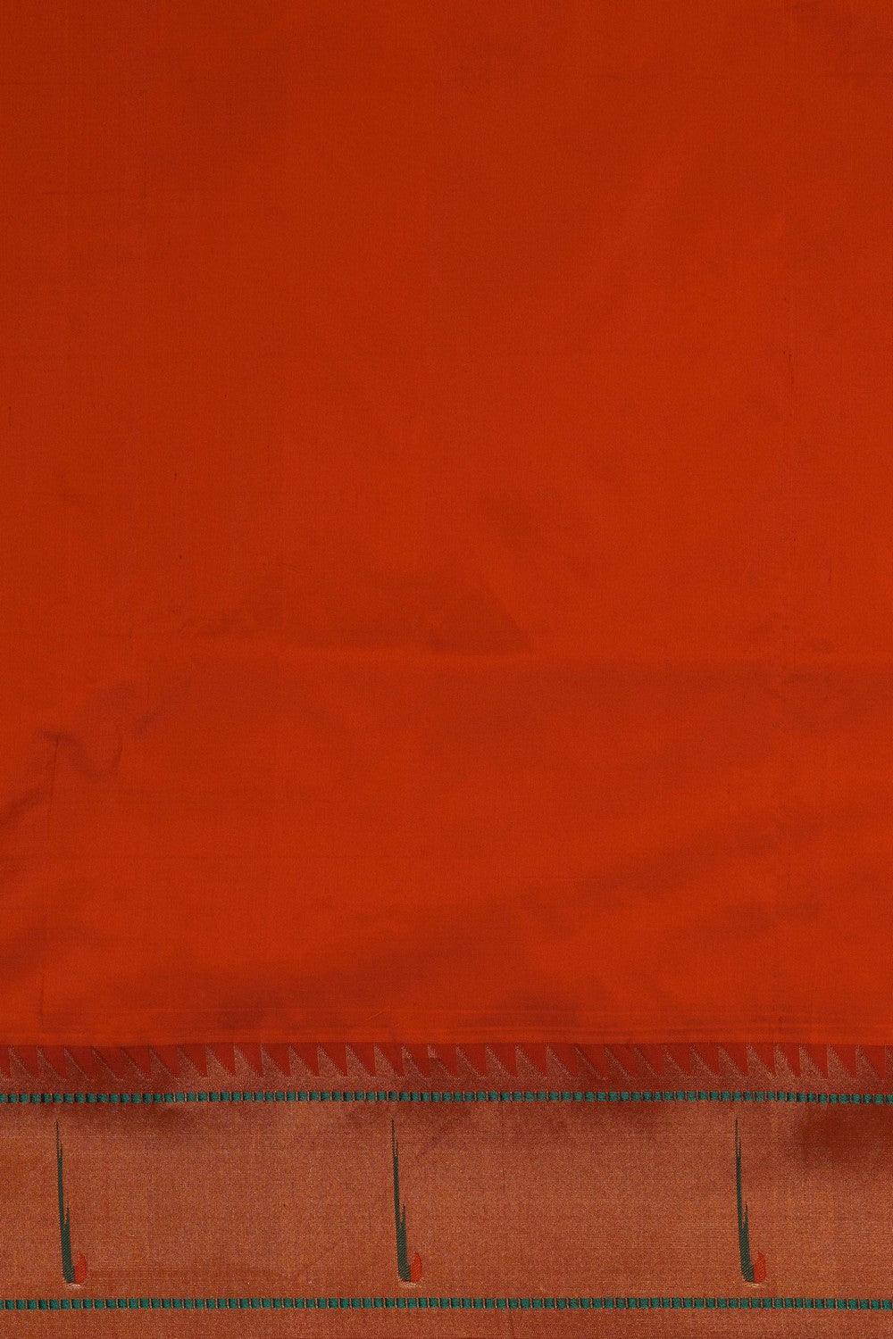 Image of Paithani Orange Saree