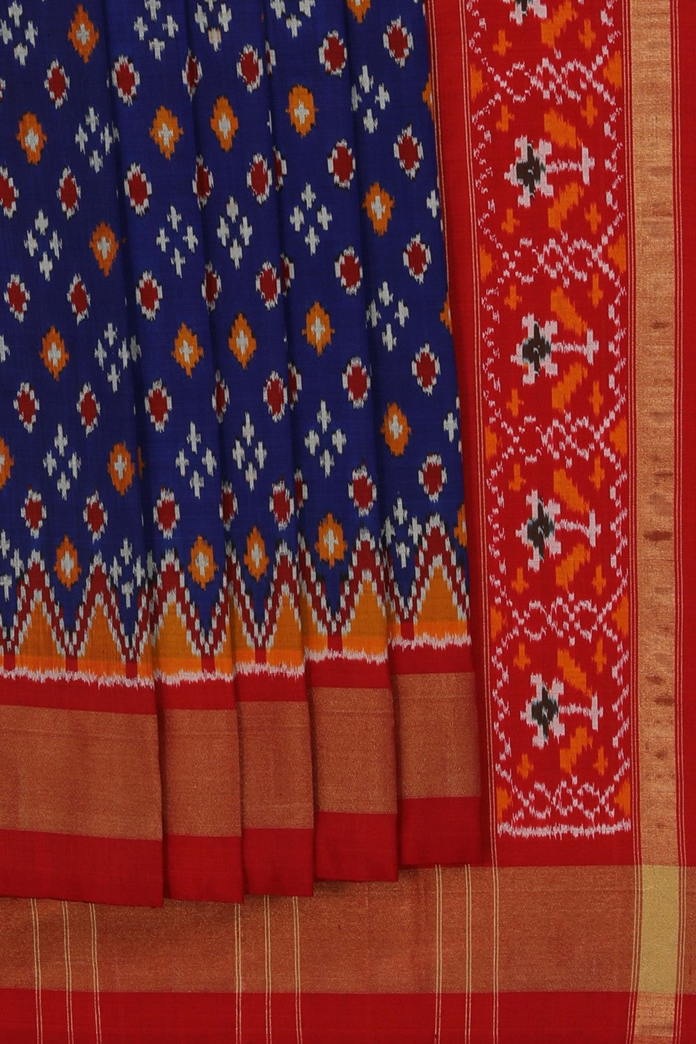 Image of Pochampally Ikat Silk Saree