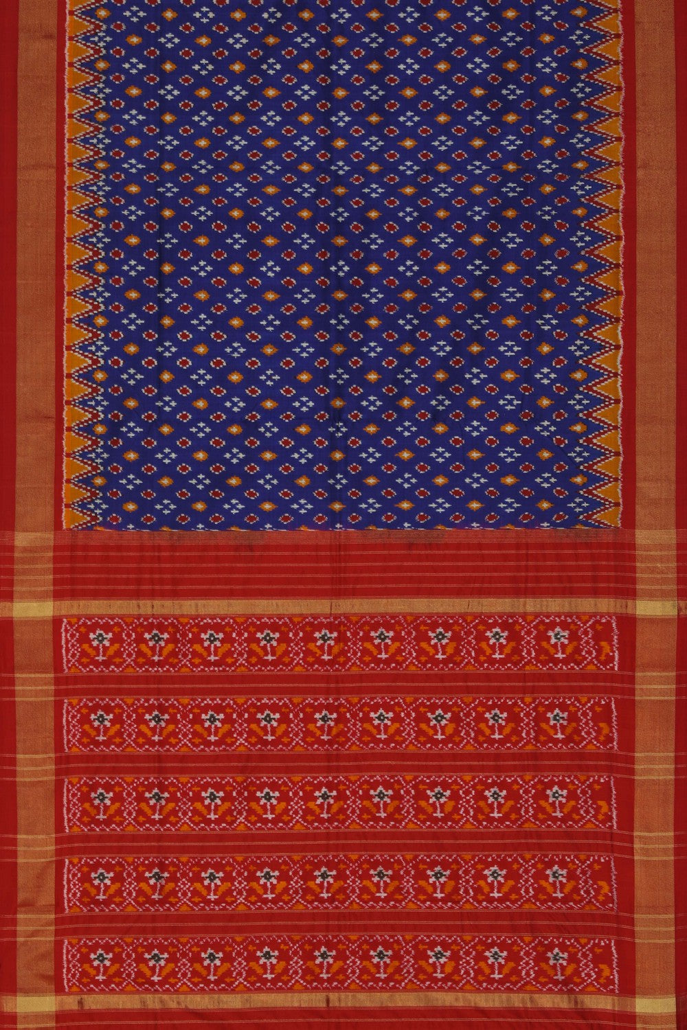 Image of Pochampally Ikat Silk Saree