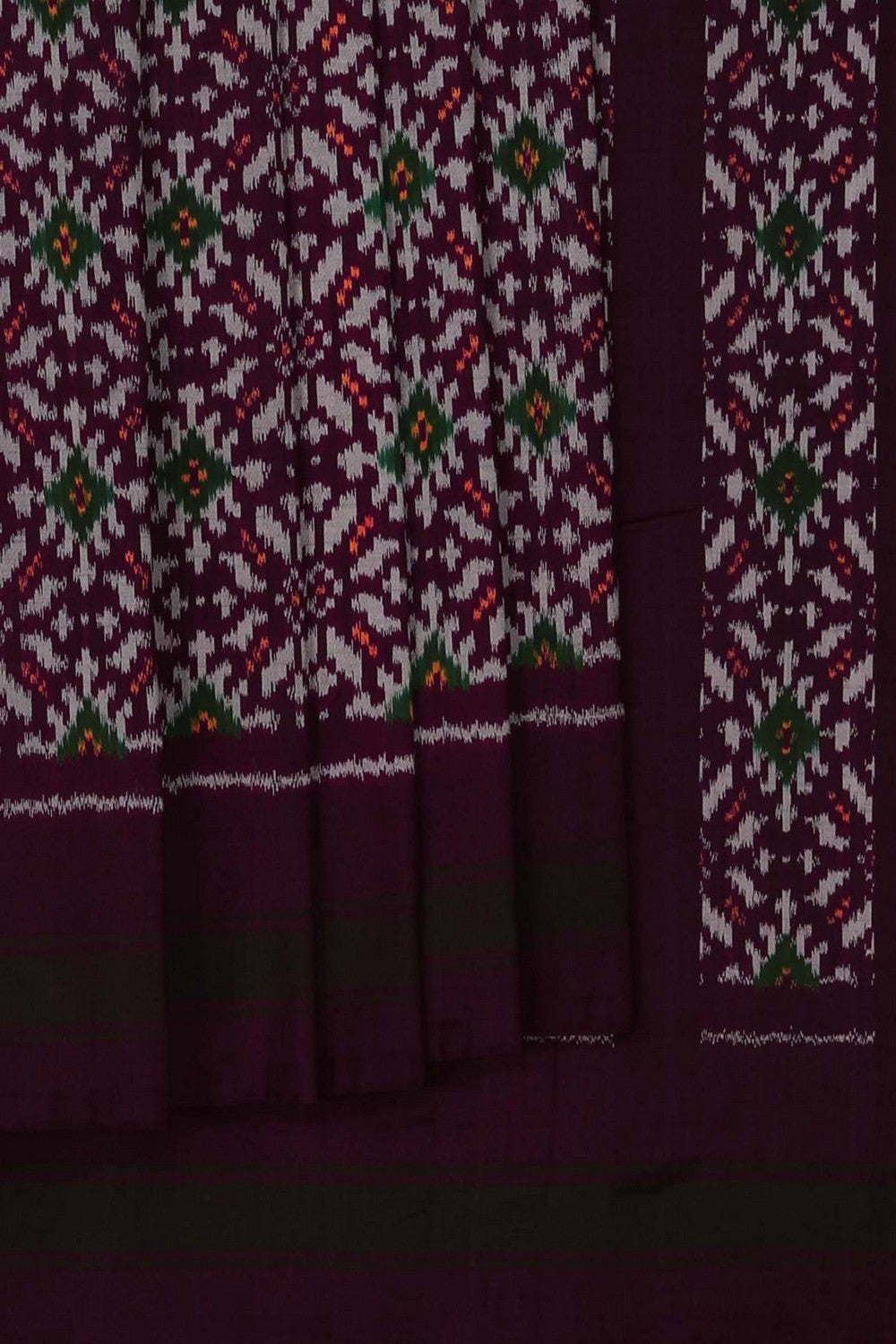 Image of Pochampally Ikat Silk Saree
