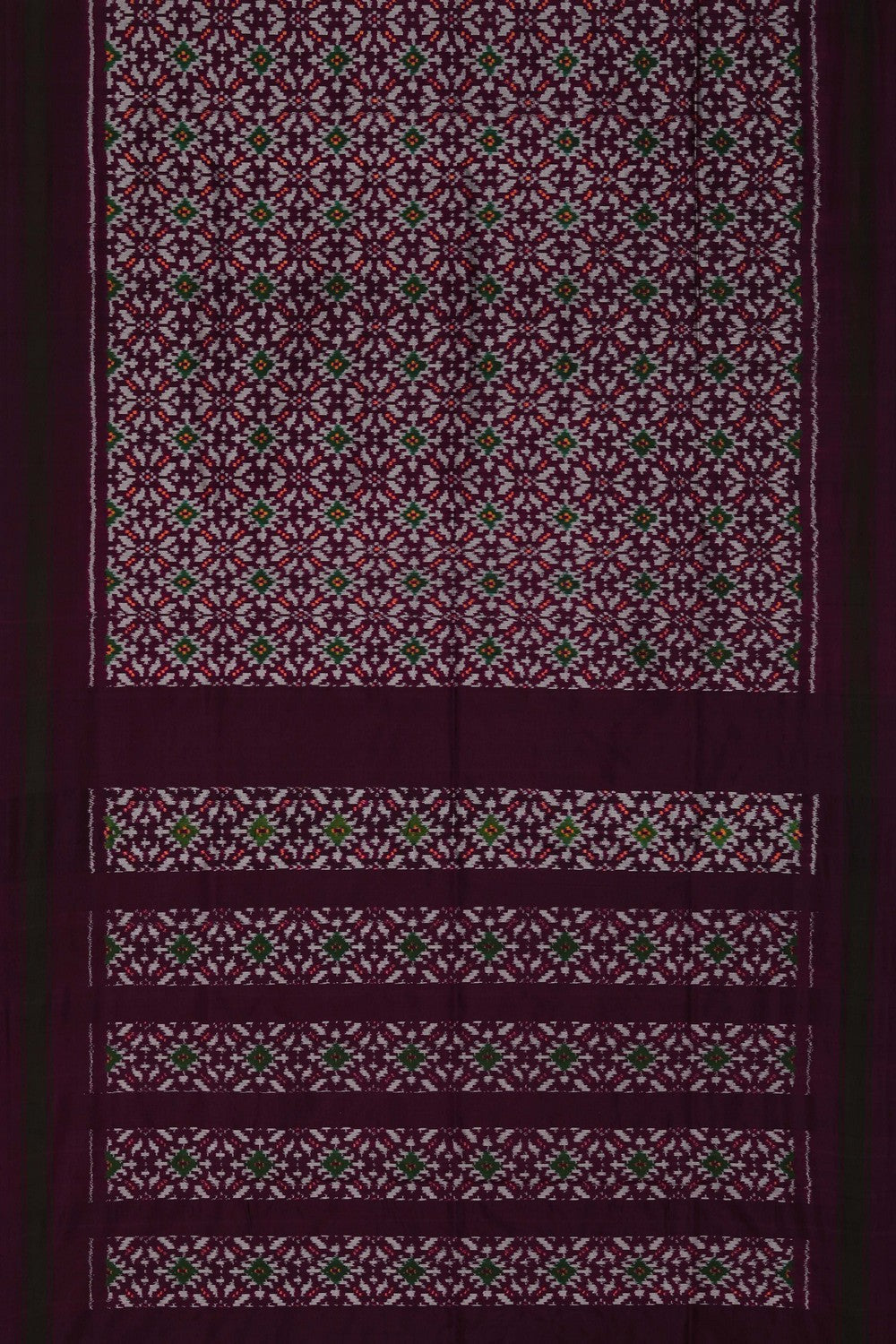 Image of Pochampally Ikat Silk Saree