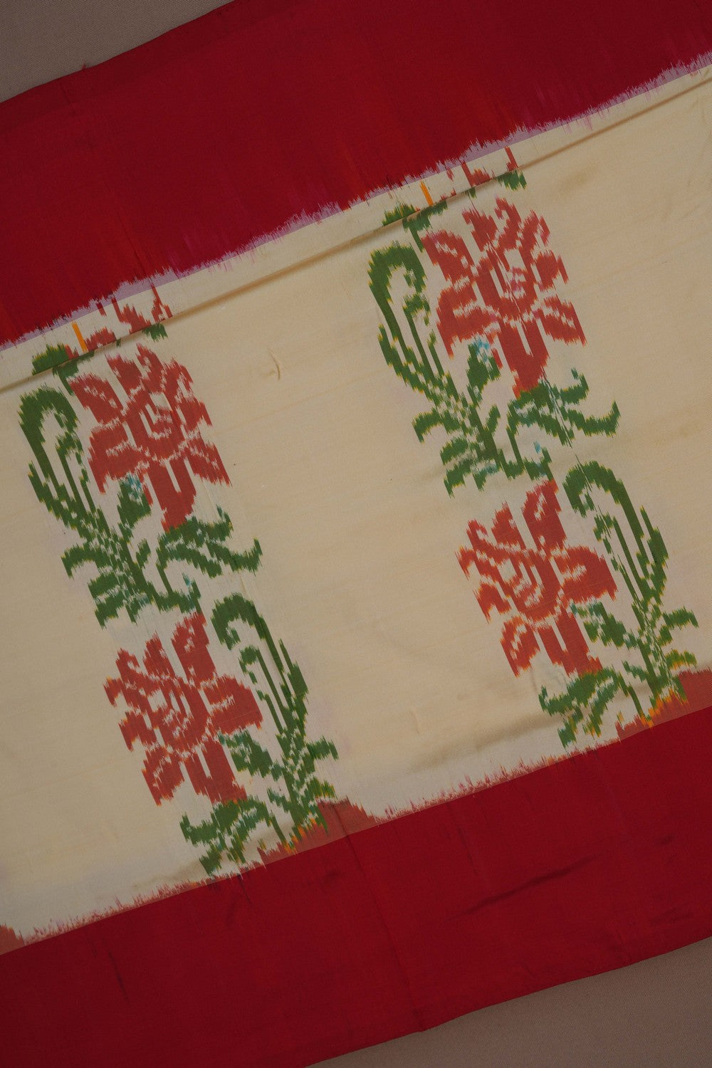 Image of Pochampally Ikat Silk Saree