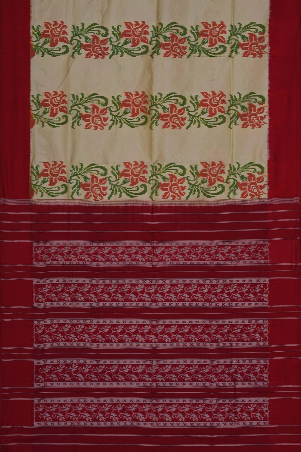 Image of Pochampally Ikat Silk Saree