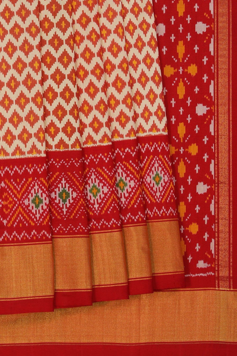 Image of Pochampally Ikat Silk Saree