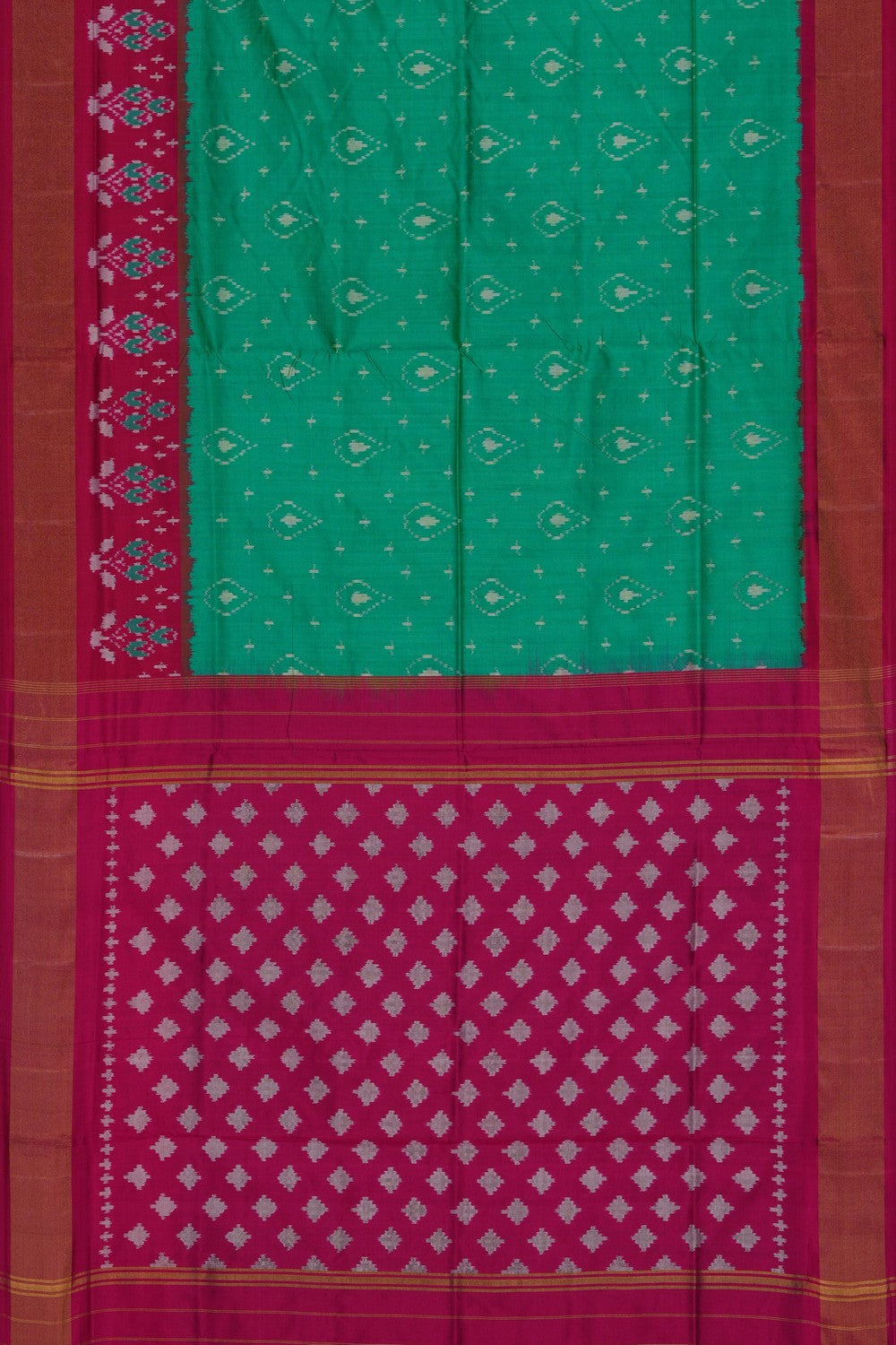 Image of Pochampally Ikat Silk Saree