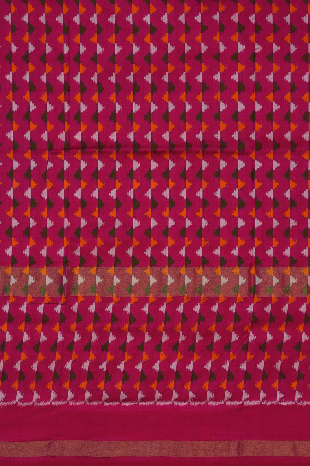 Image of Pochampally Ikat Silk Saree