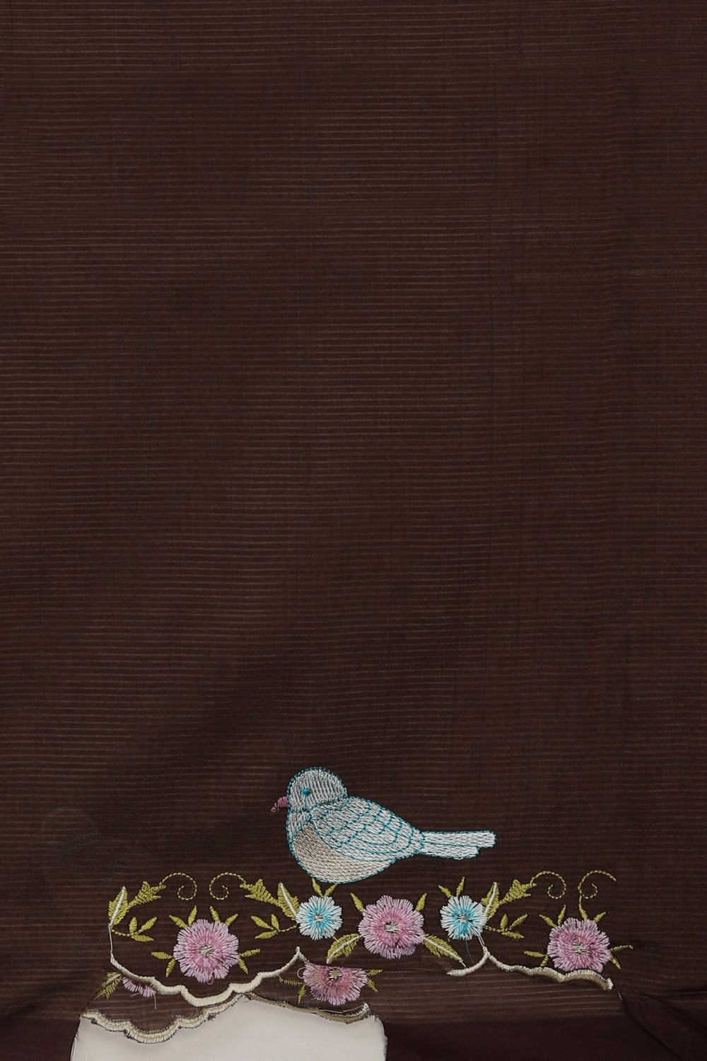 Image of Mangalgiri Embroidery Saree