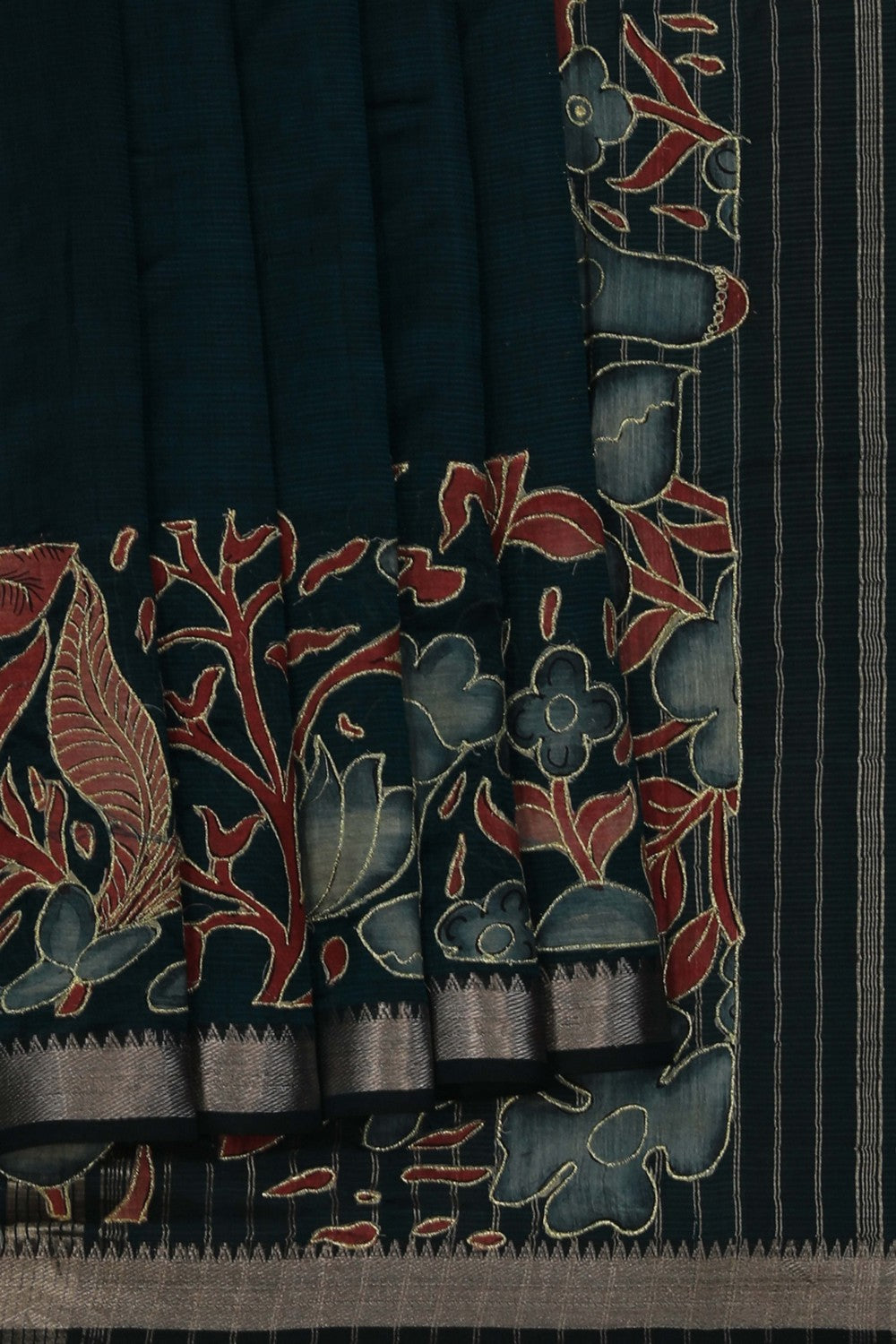 Image of Mangalgiri Embroidery Saree