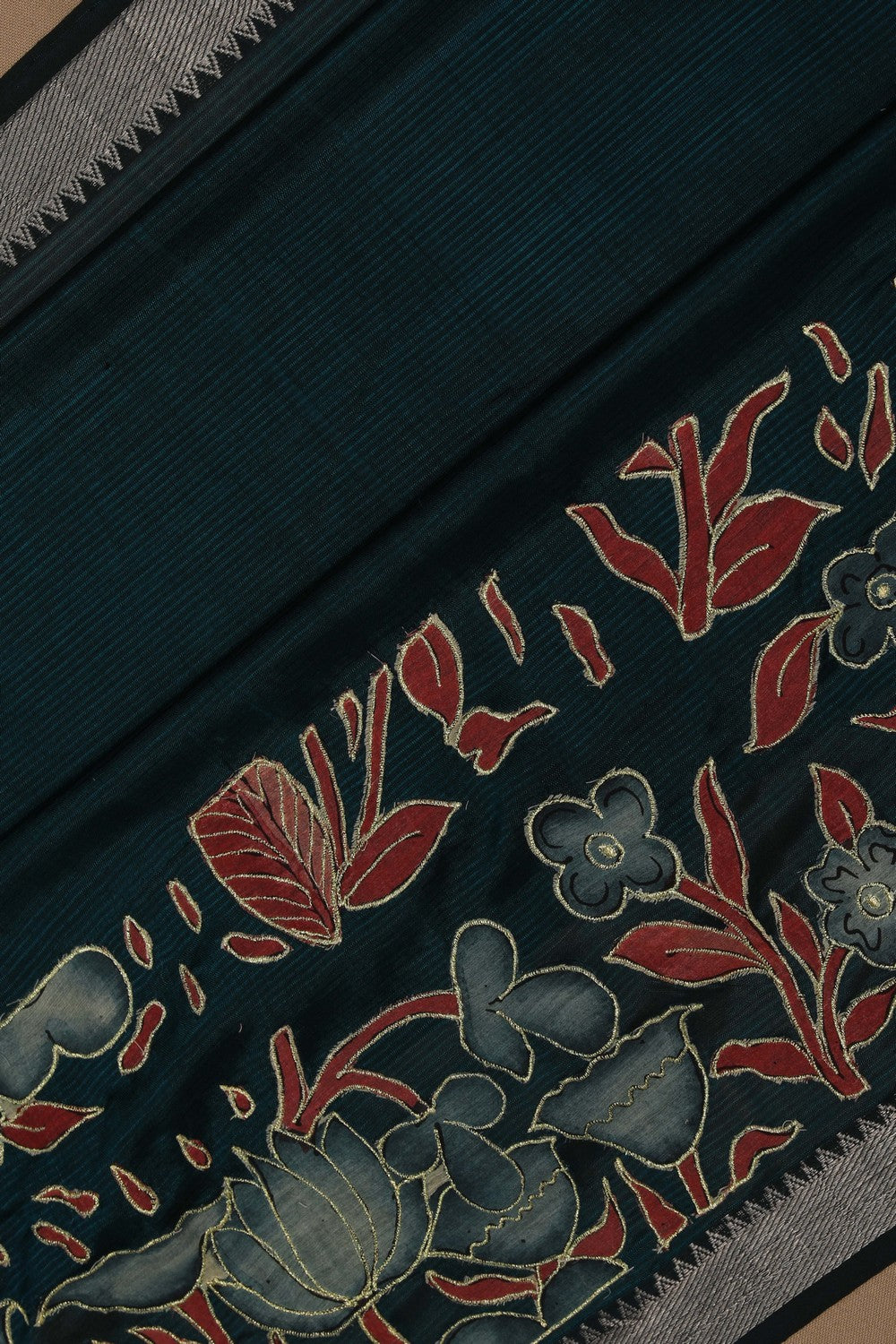 Image of Mangalgiri Embroidery Saree