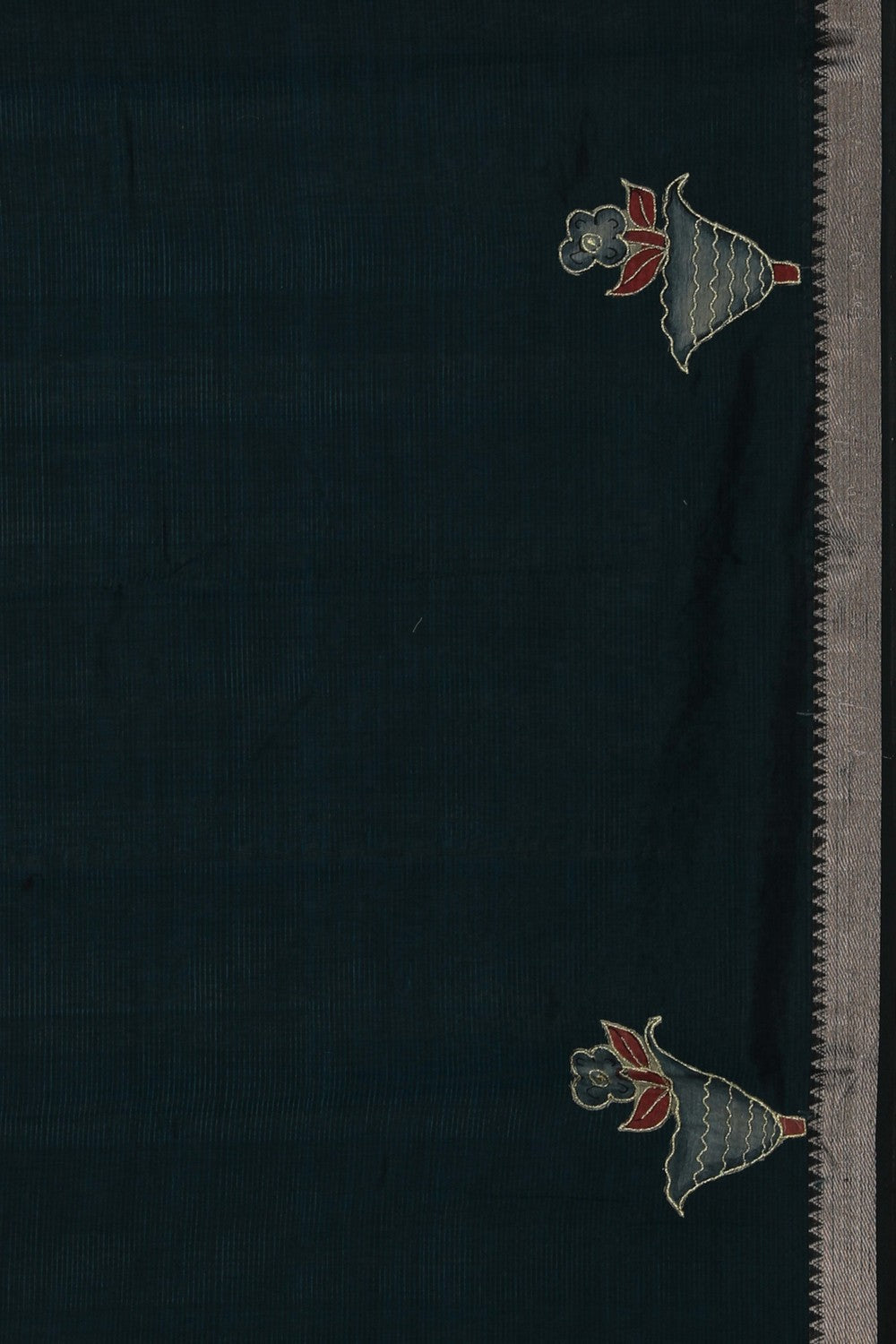 Image of Mangalgiri Embroidery Saree