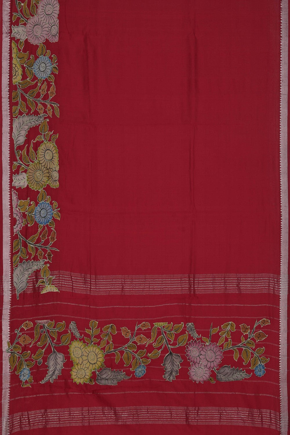 Image of Mangalgiri Embroidery Saree