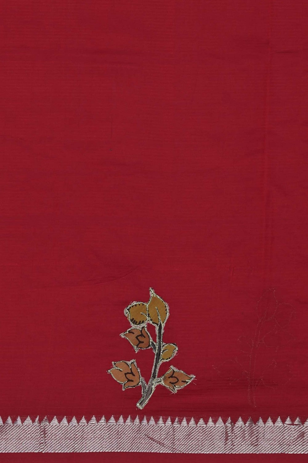 Image of Mangalgiri Embroidery Saree