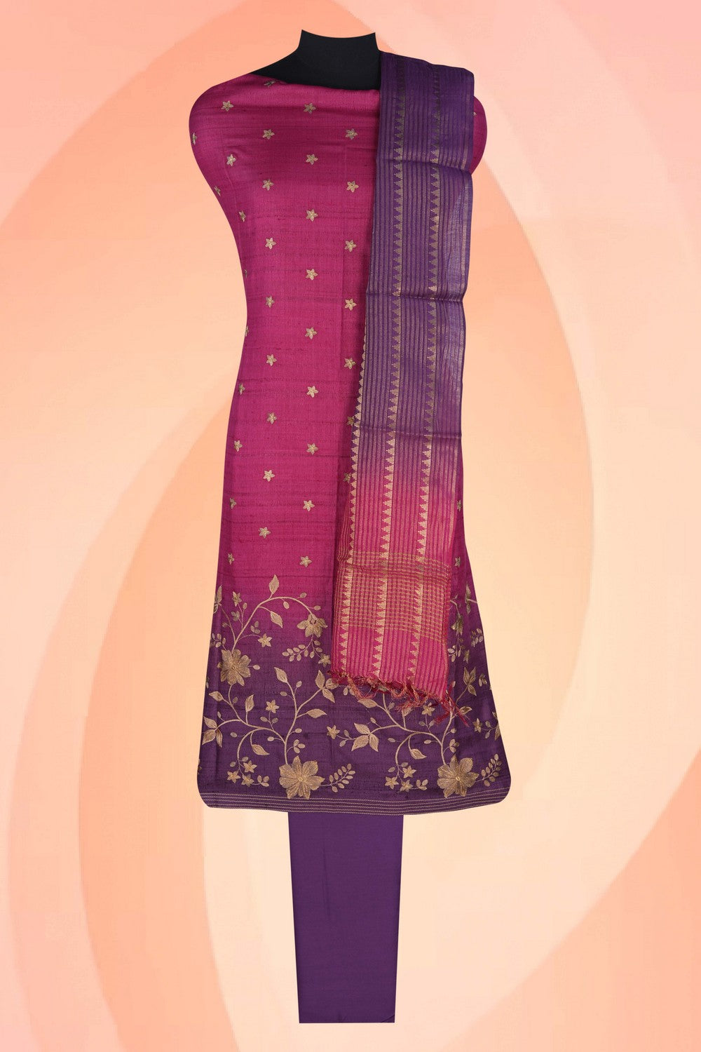 Image of Unstitched Suit Set Fabric (3 Pcs Set)