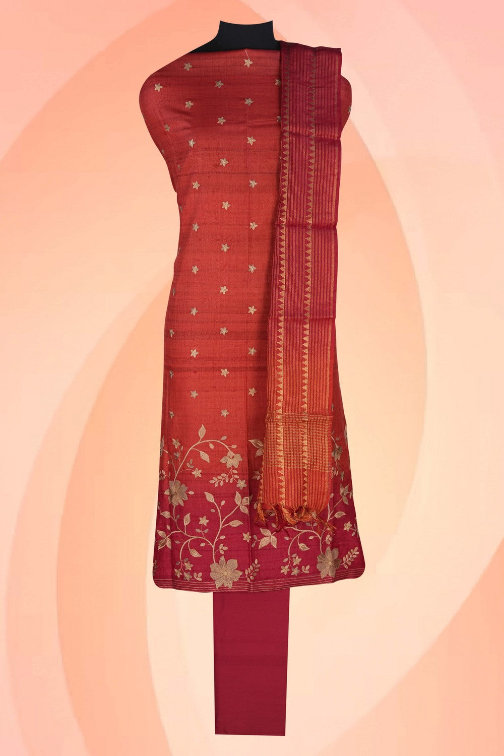 Image of Unstitched Suit Set Fabric (3 Pcs Set)