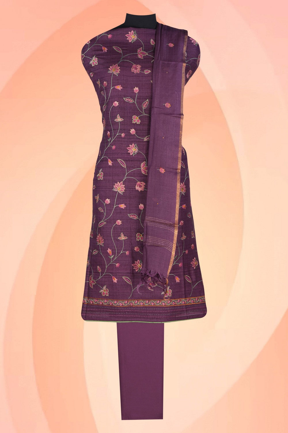 Image of Unstitched Suit Set Fabric (3 Pcs Set)