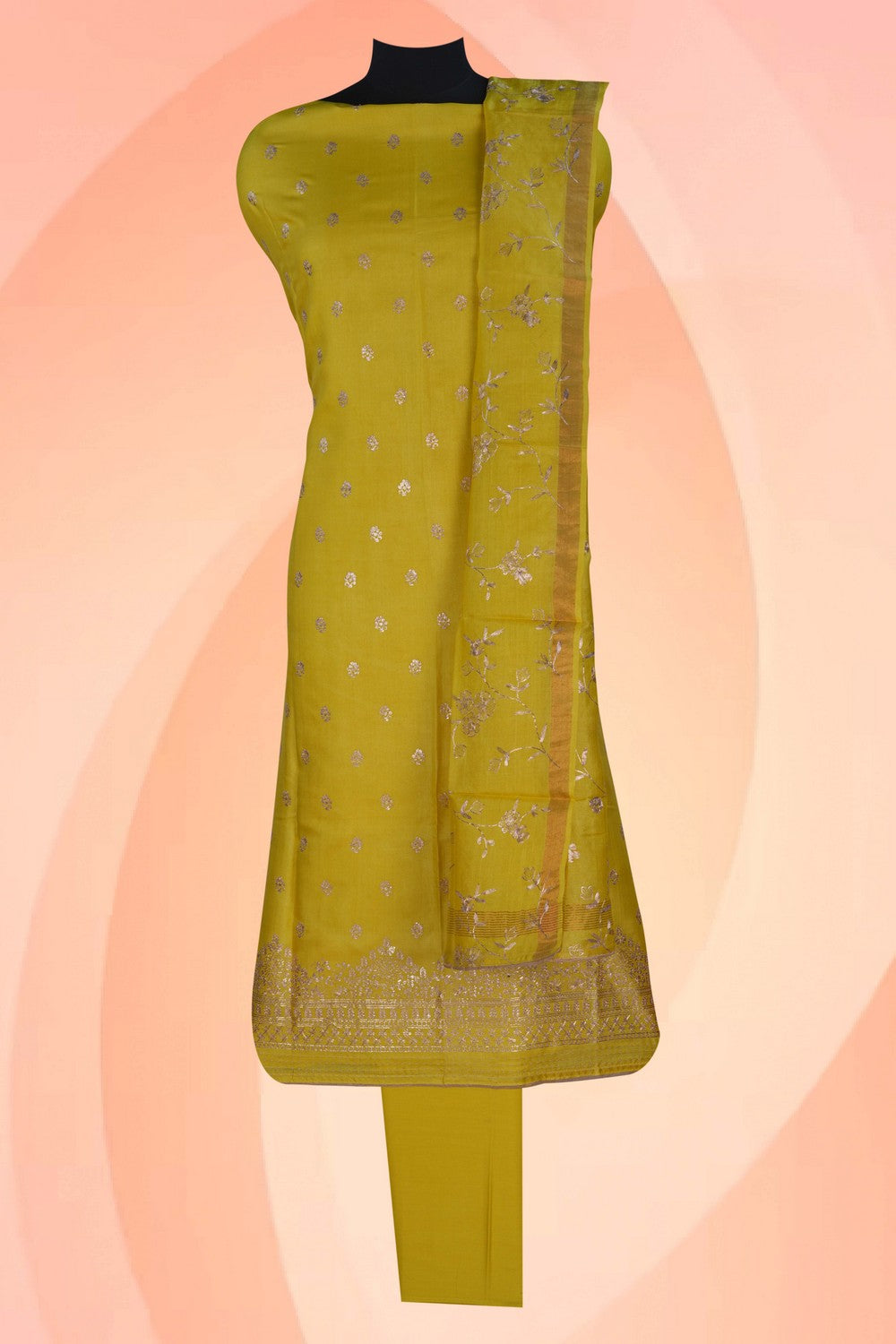 Unstitched Suit Set Fabric (3 Pcs Set)