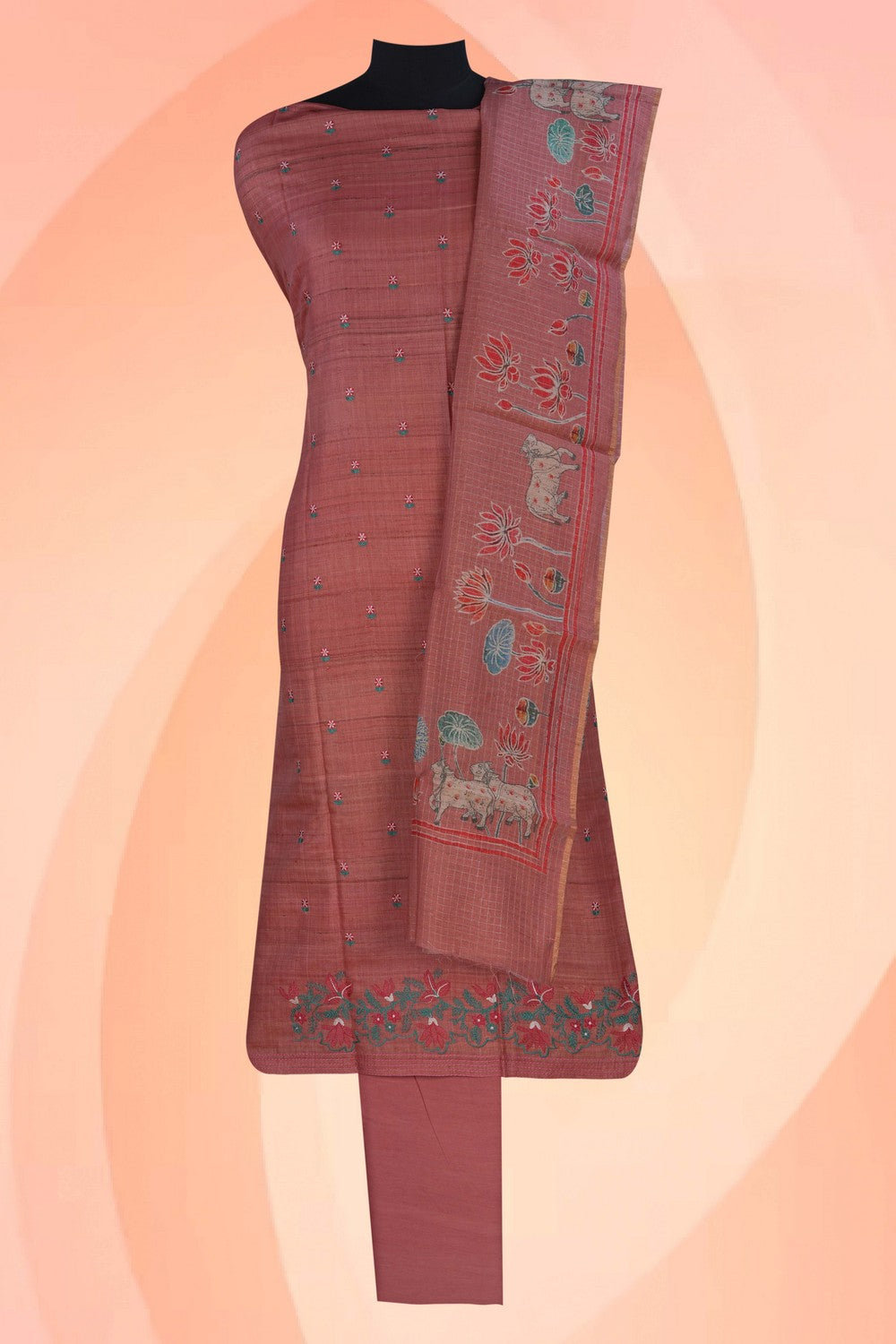 Image of Unstitched Suit Set Fabric (3 Pcs Set)