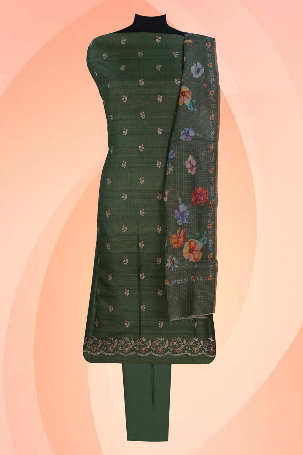 Image of Unstitched Suit Set Fabric (3 Pcs Set)