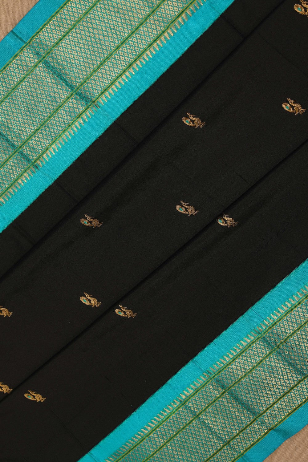Image of Paithani Black Saree