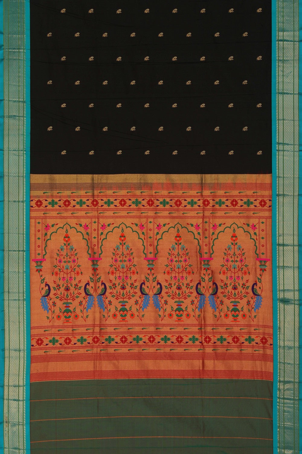 Image of Paithani Black Saree