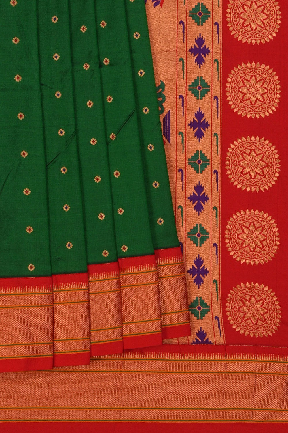 Image of Paithani Green Saree