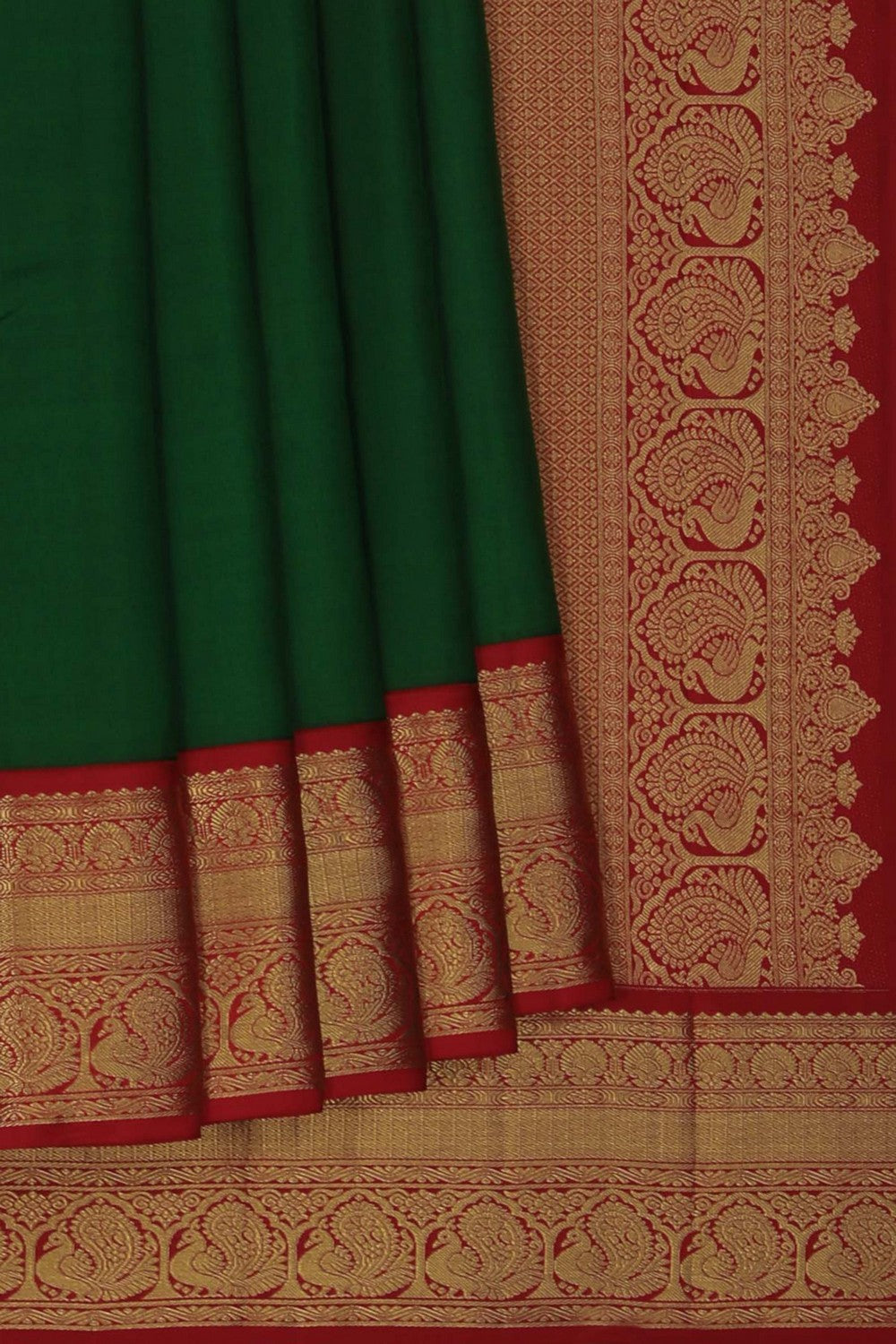 Image of South Silk Green Saree