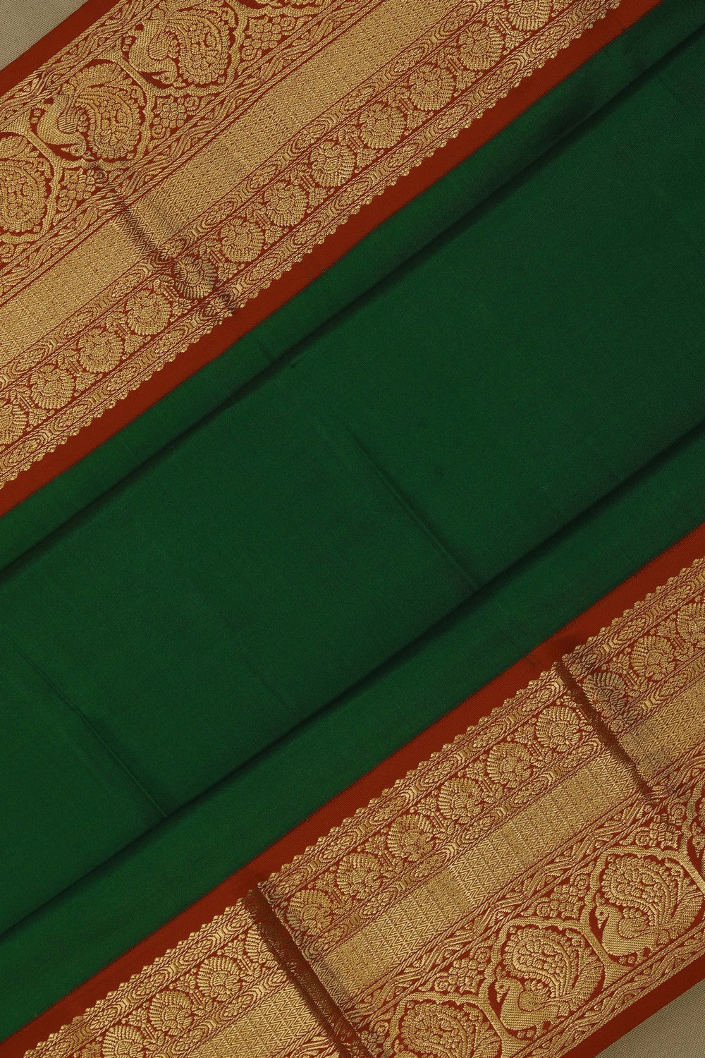 South Silk Green Saree