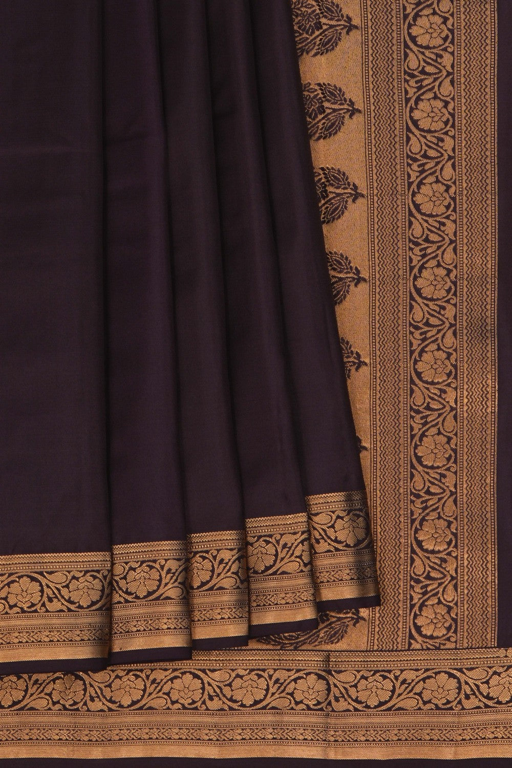 Image of South Silk Brown Saree