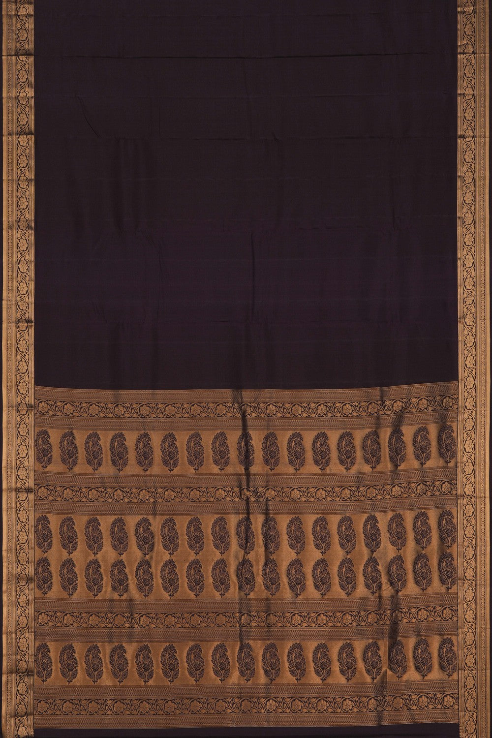 South Silk Brown Saree