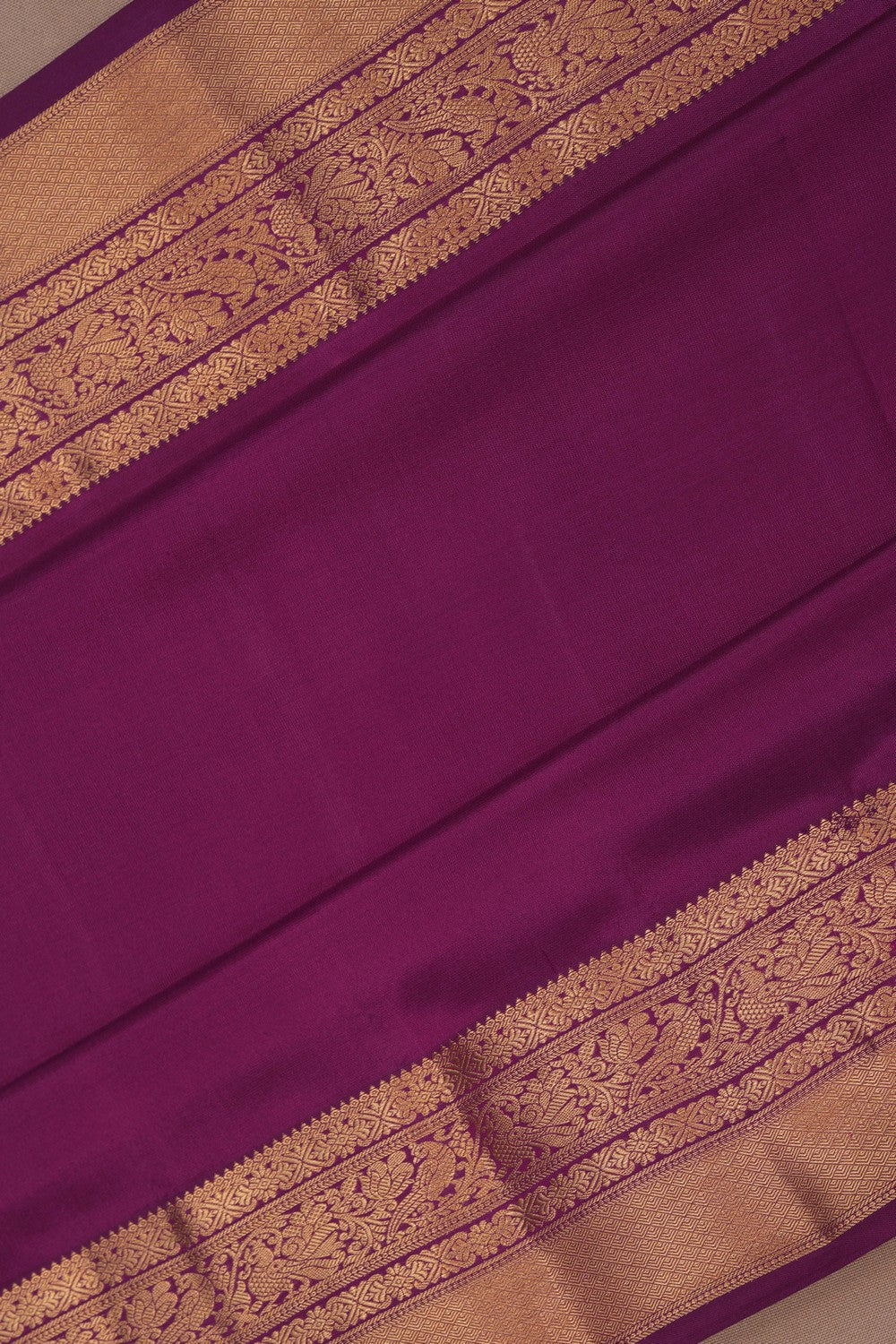 South Silk Purple Saree