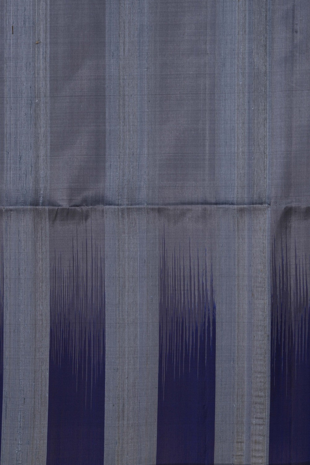 Image of Dupion Silk Grey Saree