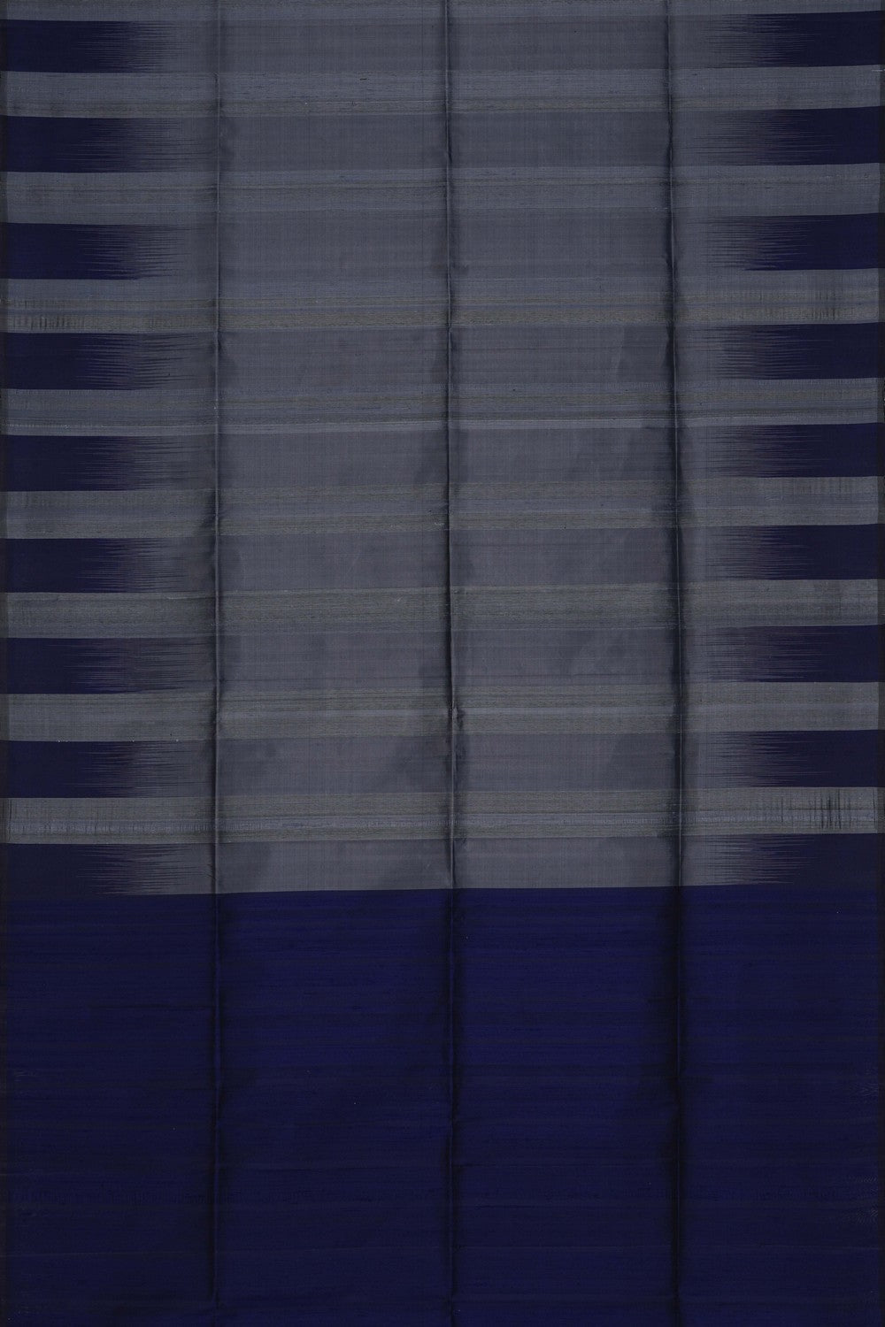 Dupion Silk Grey Saree