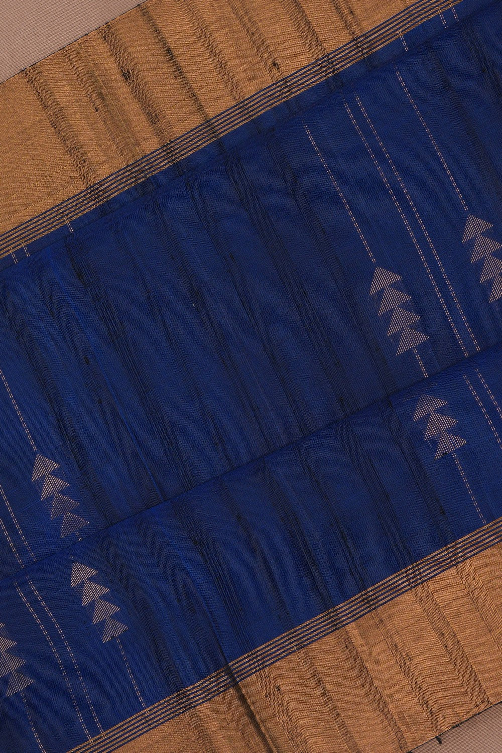 Dupion Silk Blue Saree