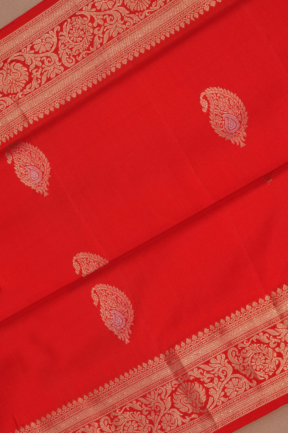 Image of South Silk Red Saree