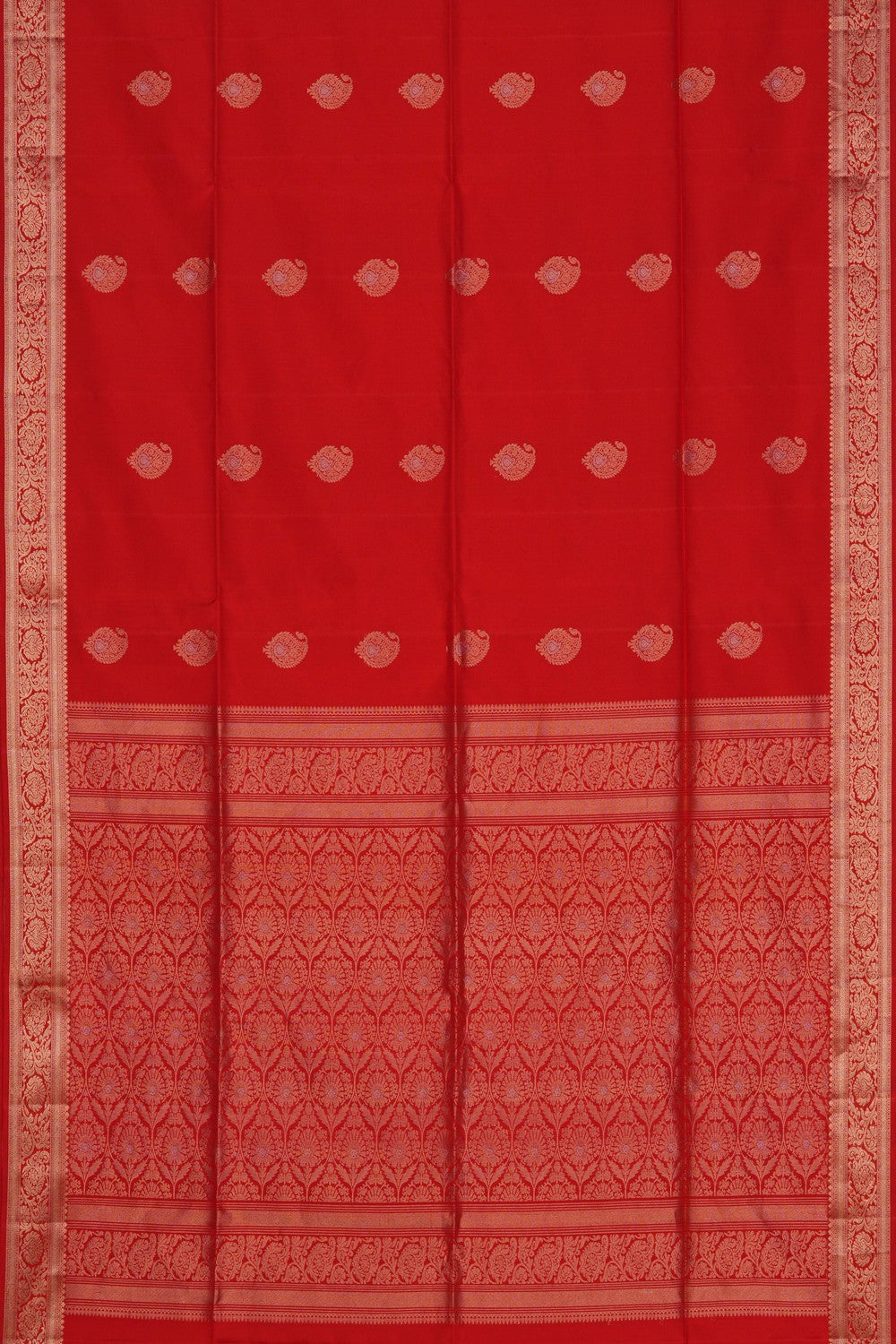 Image of South Silk Red Saree