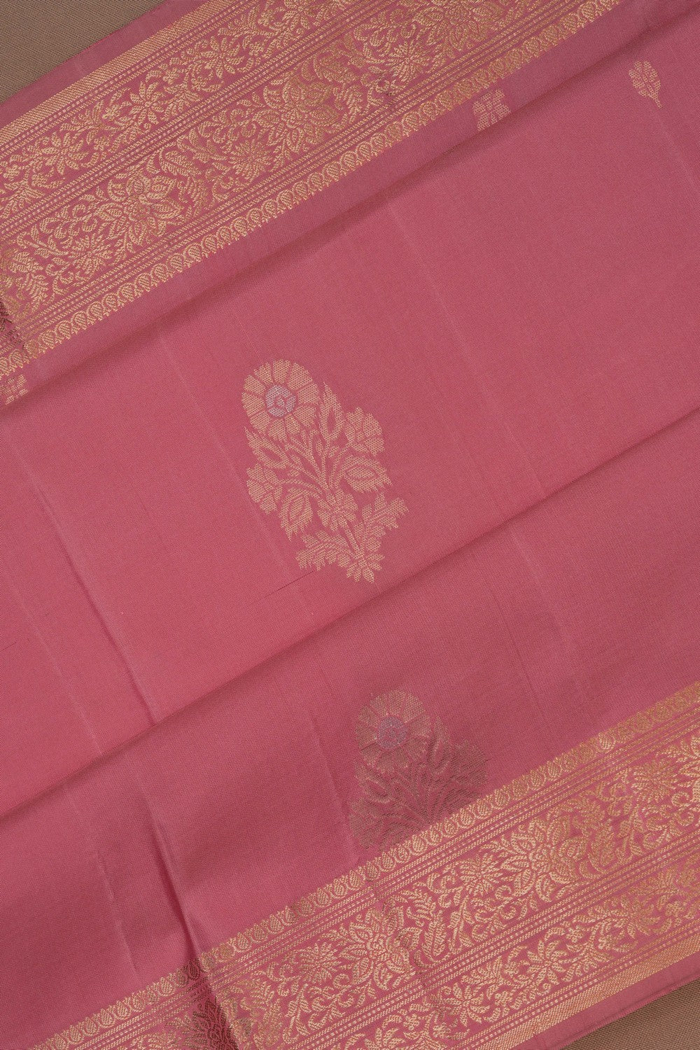 South Silk Pink Saree