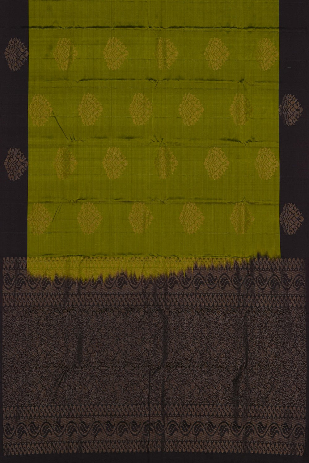 South Silk Moss Green Saree