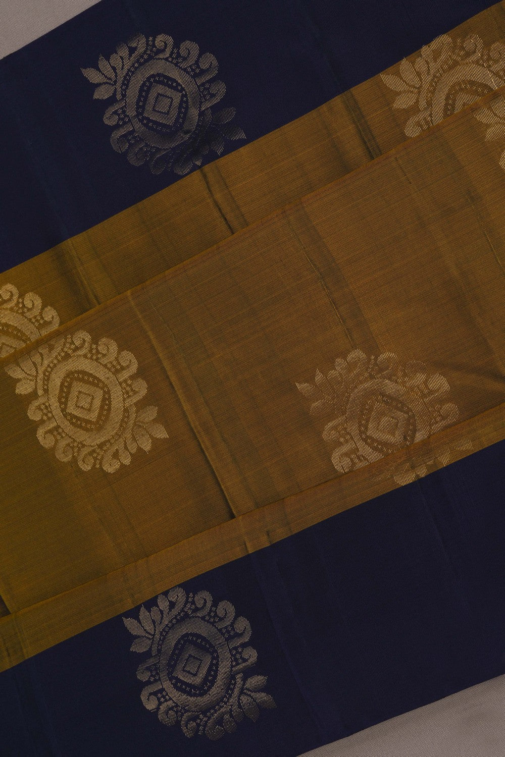 Image of South Silk Moss Green Saree
